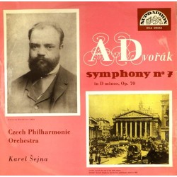 Пластинка Czech Philharmonic Orchestra, Karel Sejna Antonin Dvorak. Symphony No.7 In D-Minor, Op.70